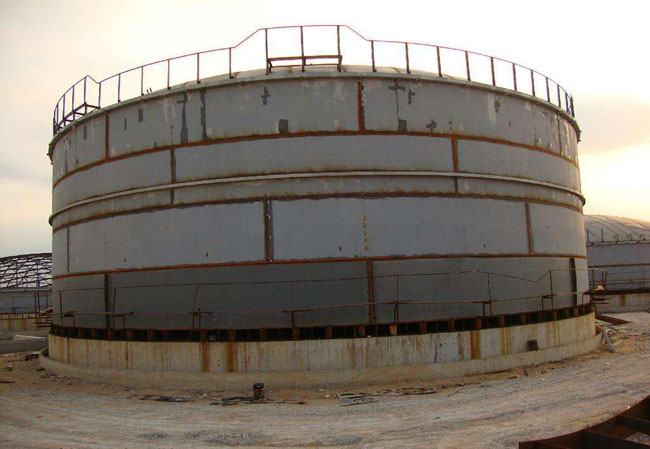 石油儲罐外壁罐底罐頂腐蝕銹層 石油儲罐外壁罐底罐頂腐蝕銹層