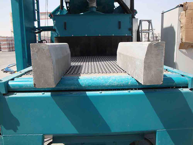 網帶式拋丸機整理清理石材地面磚 網帶式拋丸機整理清理石材地面磚