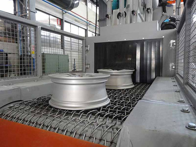 網帶式拋丸機使用現場圖片 網帶式拋丸機使用現場圖片