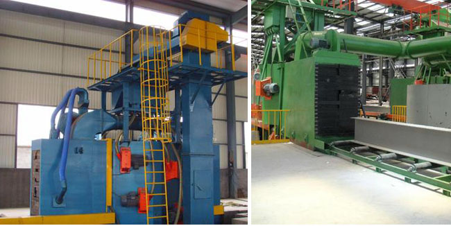 輥道通過(guò)鋼結(jié)構(gòu)拋丸機(jī) 輥道通過(guò)鋼結(jié)構(gòu)拋丸機(jī)